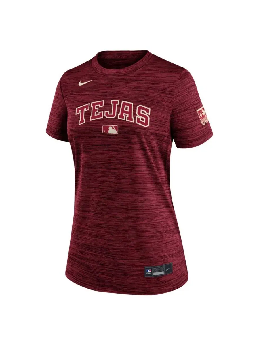 Футболка с принтом 2026 City Connect Authentic Collection Velocity Dri-FIT Nike — изображение 2 из 3, красный