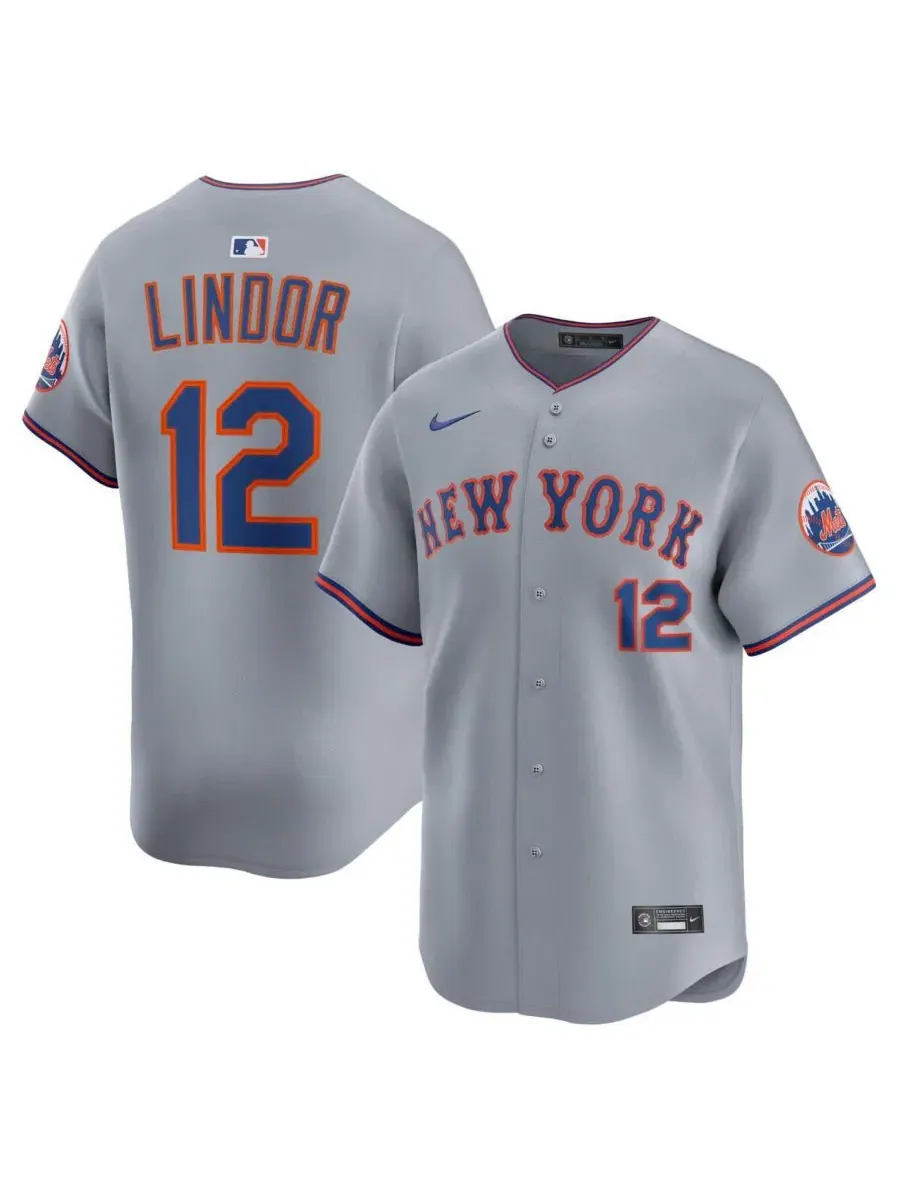 Джерси с коротким рукавом Francisco Lindor Road Limited Nike
