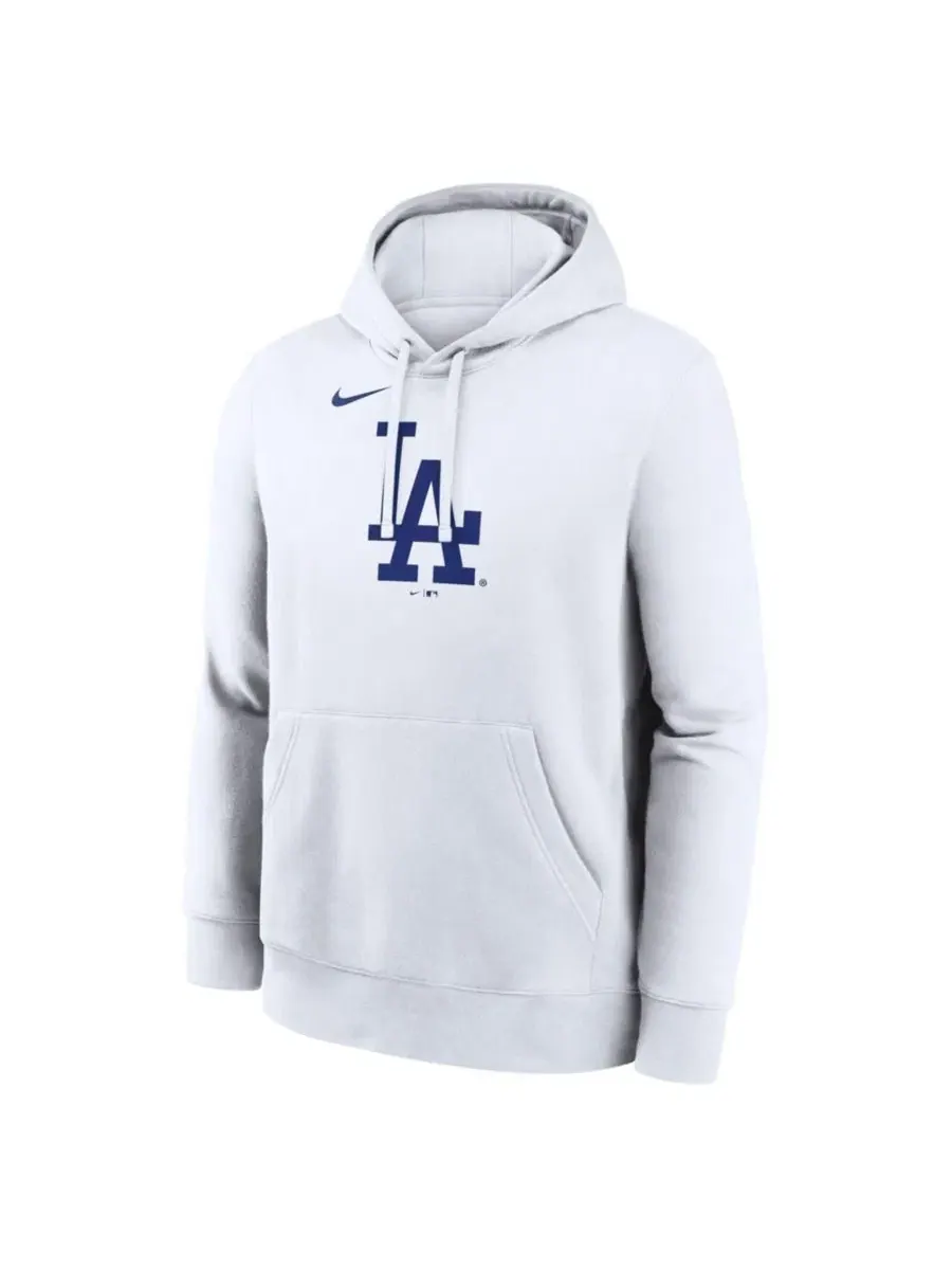 Худи с принтом Los Angeles Dodgers Logo Club Nike — изображение 2 из 2, белый