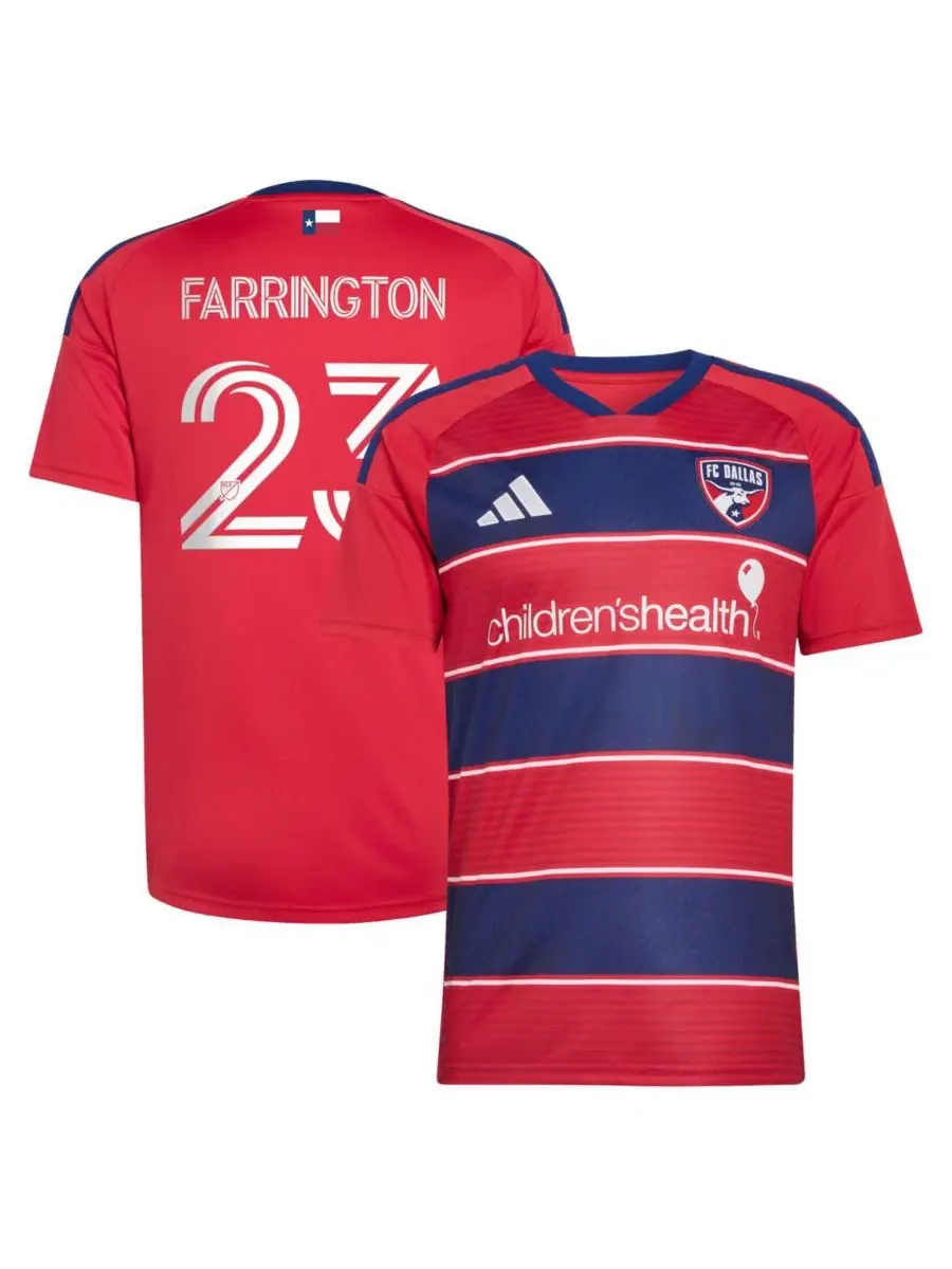 Футболка с коротким рукавом Red FC Dallas 2026 DNA Kit Replica Jersey adidas