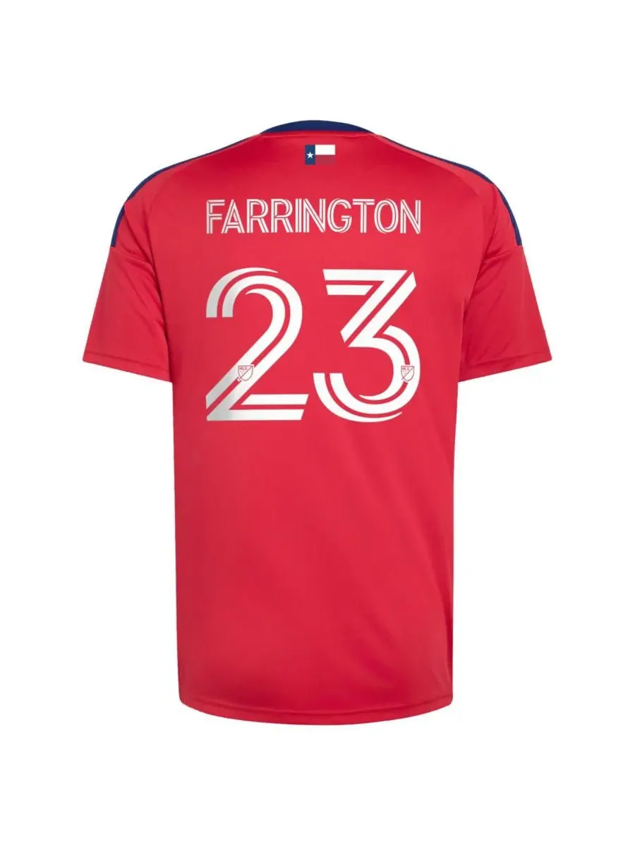 Футболка с коротким рукавом Red FC Dallas 2026 DNA Kit Replica Jersey adidas — изображение 2 из 3, красный