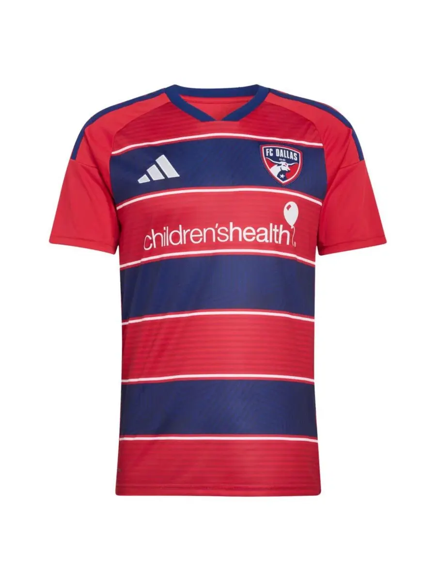 Футболка с коротким рукавом Red FC Dallas 2026 DNA Kit Replica Jersey adidas — изображение 3 из 3, красный