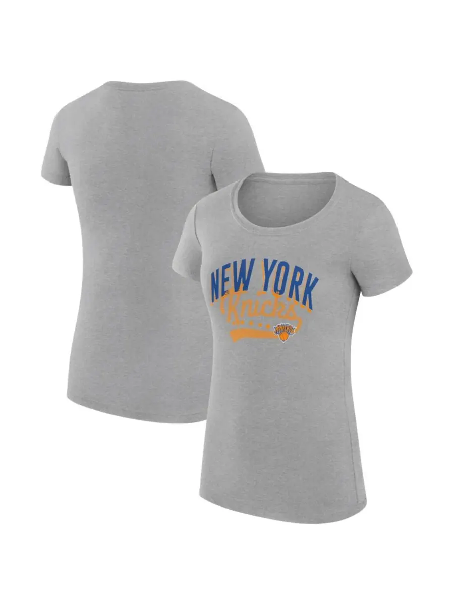 Футболка женская с принтом New York Knicks Super-Slim Fit Lightweight Filigree Logo G-III 4Her by