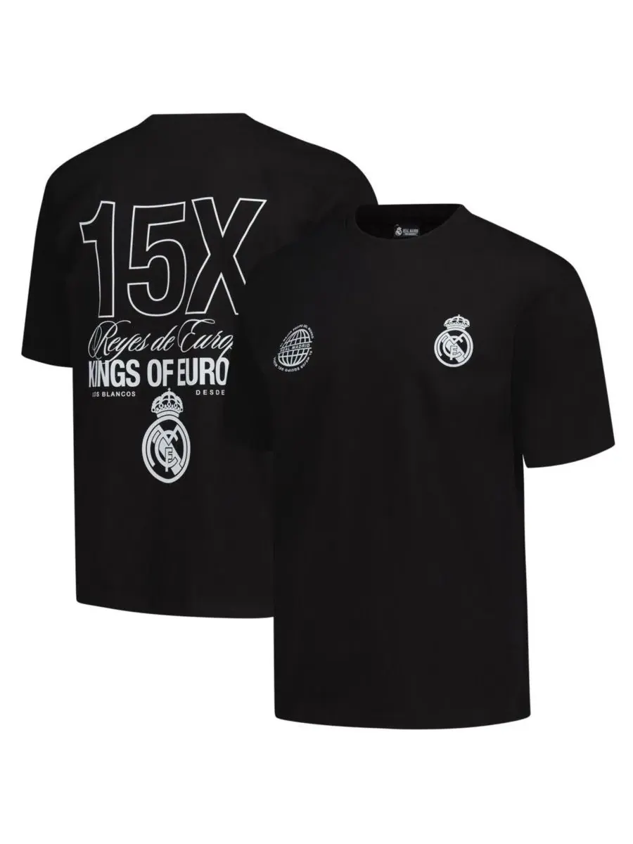 Футболка с коротким рукавом Real Madrid European Champions Peace Collective