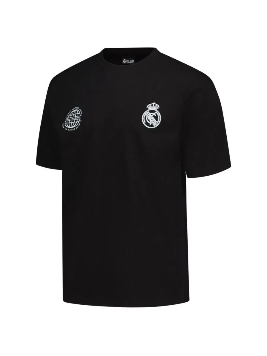 Футболка с коротким рукавом Real Madrid European Champions Peace Collective — изображение 2 из 3, черный