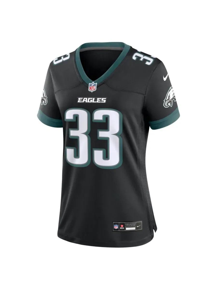 Футболка-джерси Nike Cooper DeJean Philadelphia Eagles Alternate Game — изображение 2 из 3, черный