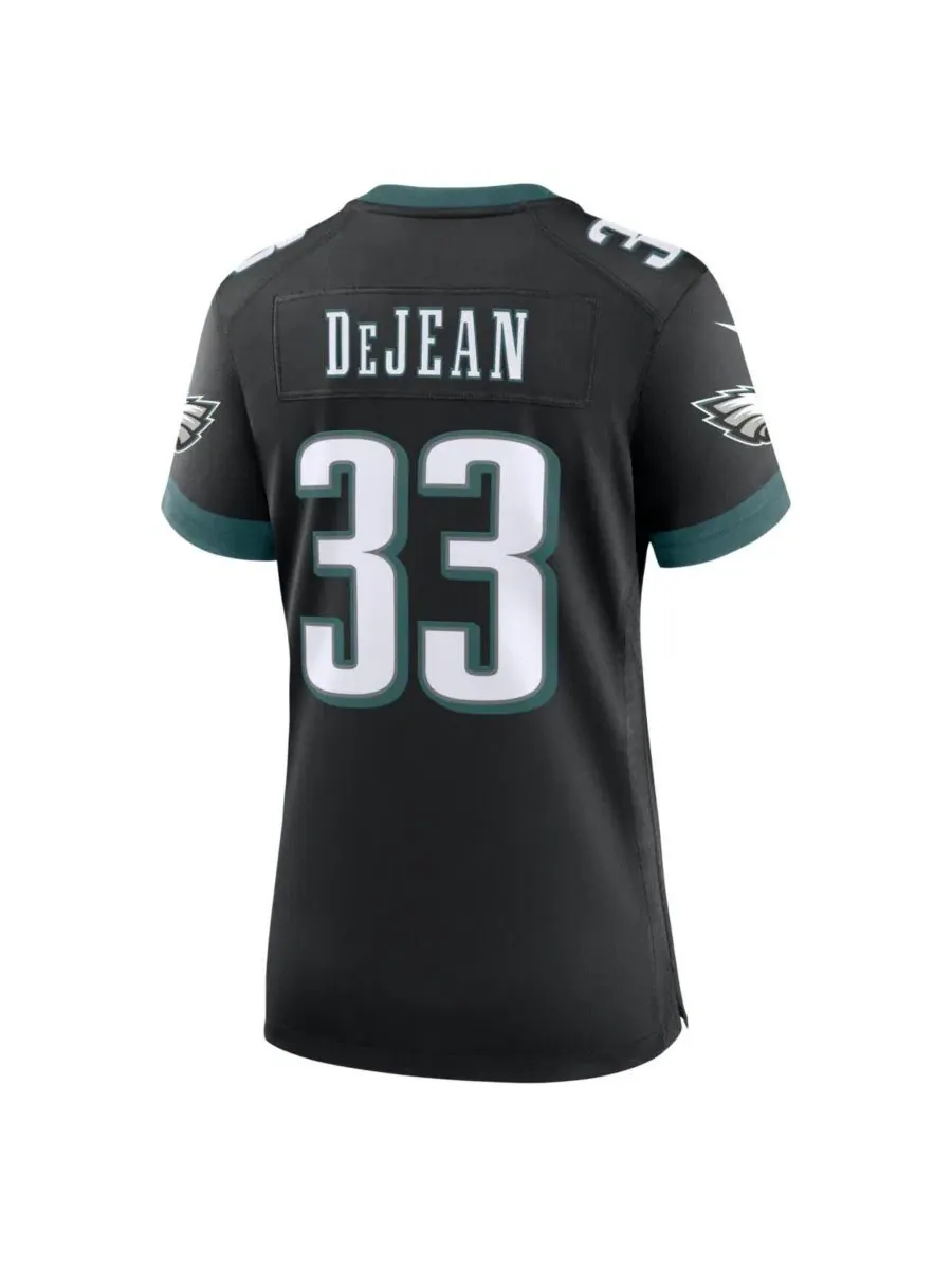 Футболка-джерси Nike Cooper DeJean Philadelphia Eagles Alternate Game — изображение 3 из 3, черный