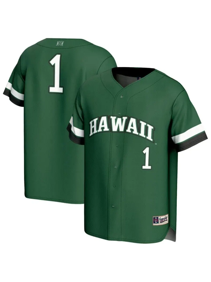 Легкая баскетбольная футболка с рисунком Hawaii Rainbow Warriors Gameday Greats — зеленый