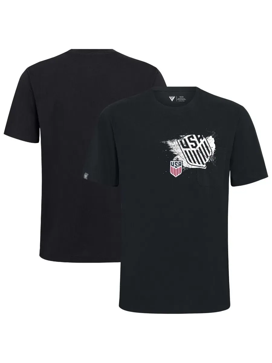Футболка с коротким рукавом и принтом USMNT Focal Blasted LevelWear