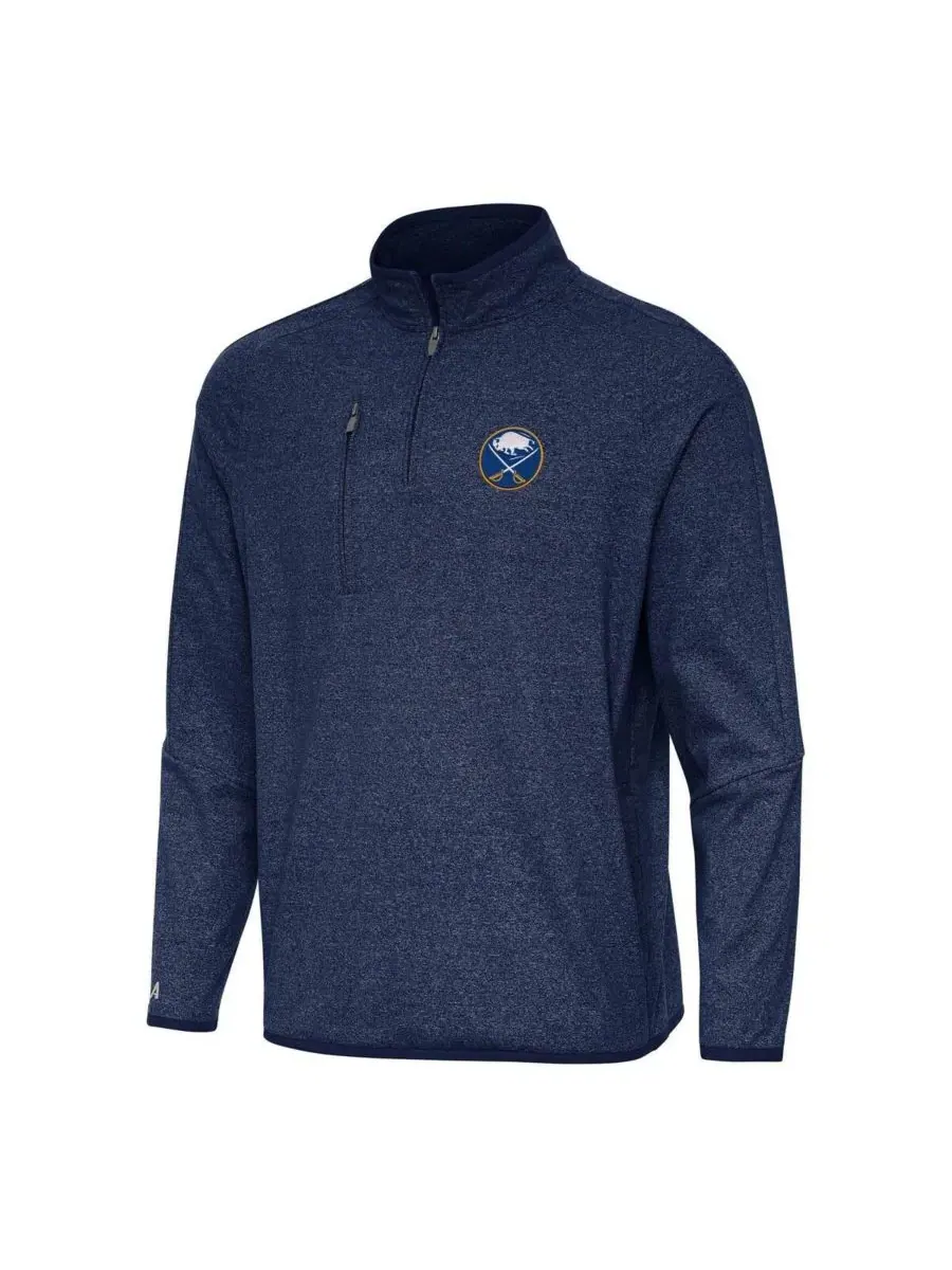 Свитшот с четверть-застежкой-молнией Certain Quarter-Zip Tri-Blend Antigua