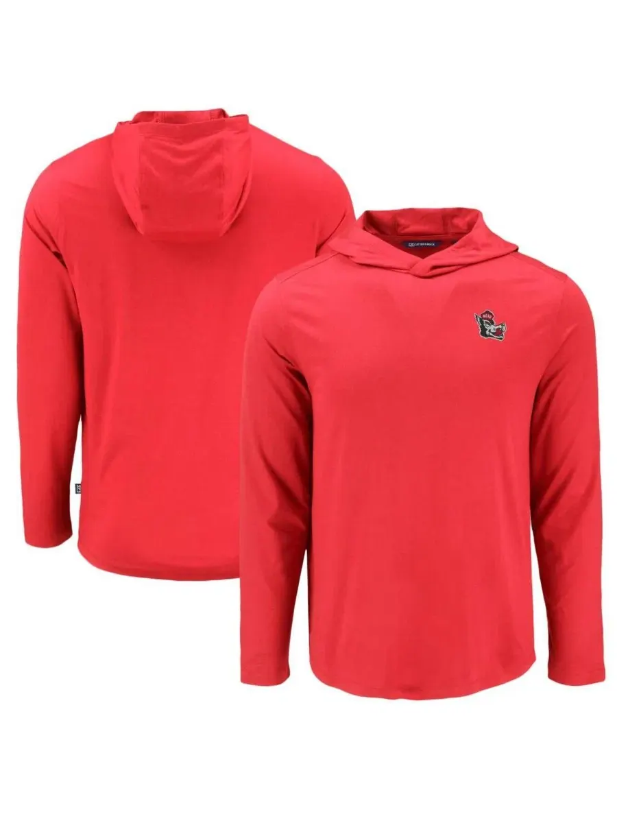 Худи с длинным рукавом NC State Wolfpack Coastline Epic Comfort Eco Cutter & Buck