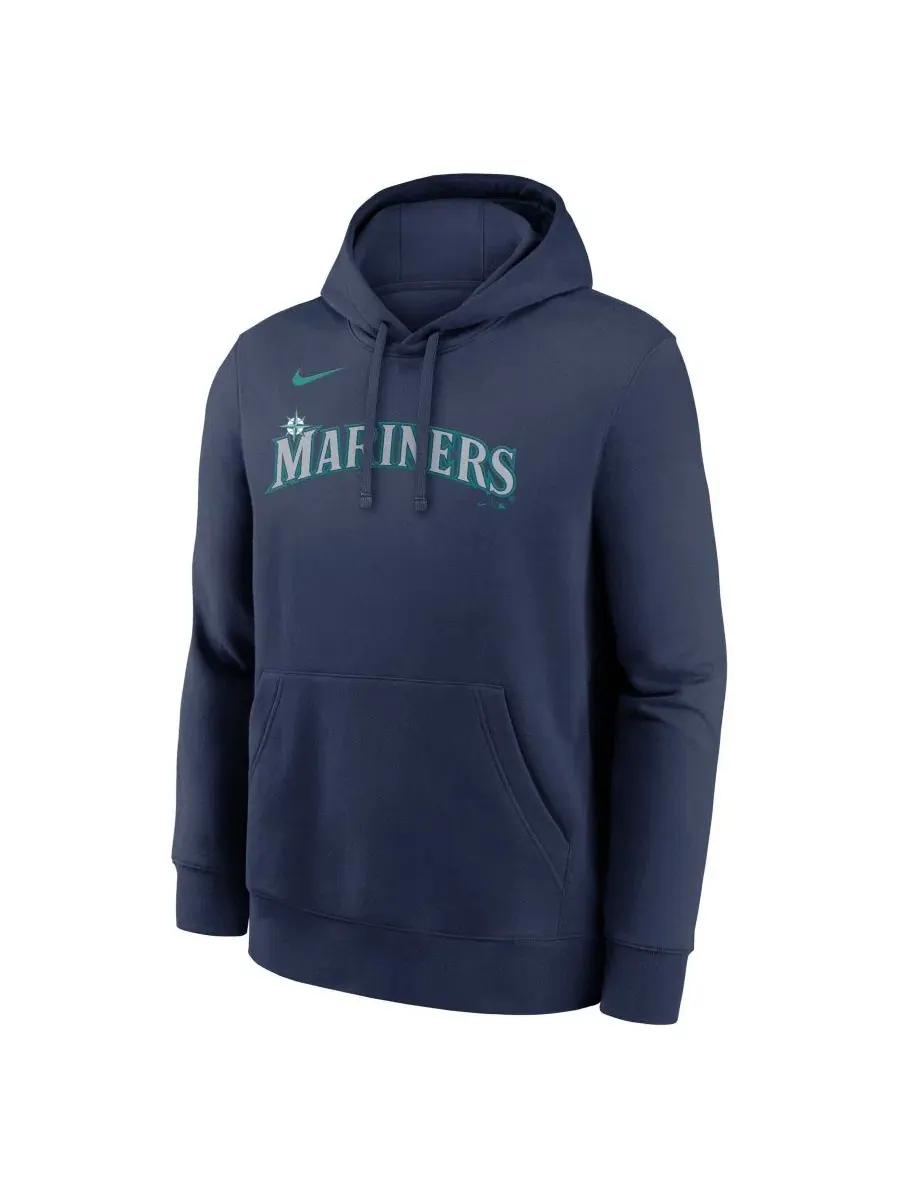 Худи Nike Seattle Mariners Dri-Fit Club — изображение 2 из 3, темно-синий