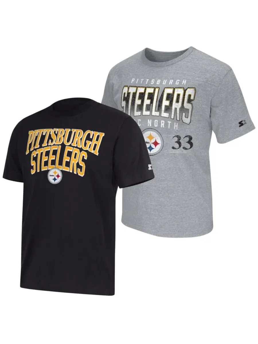 Комплект футболок с логотипом Pittsburgh Steelers, 2 шт Starter