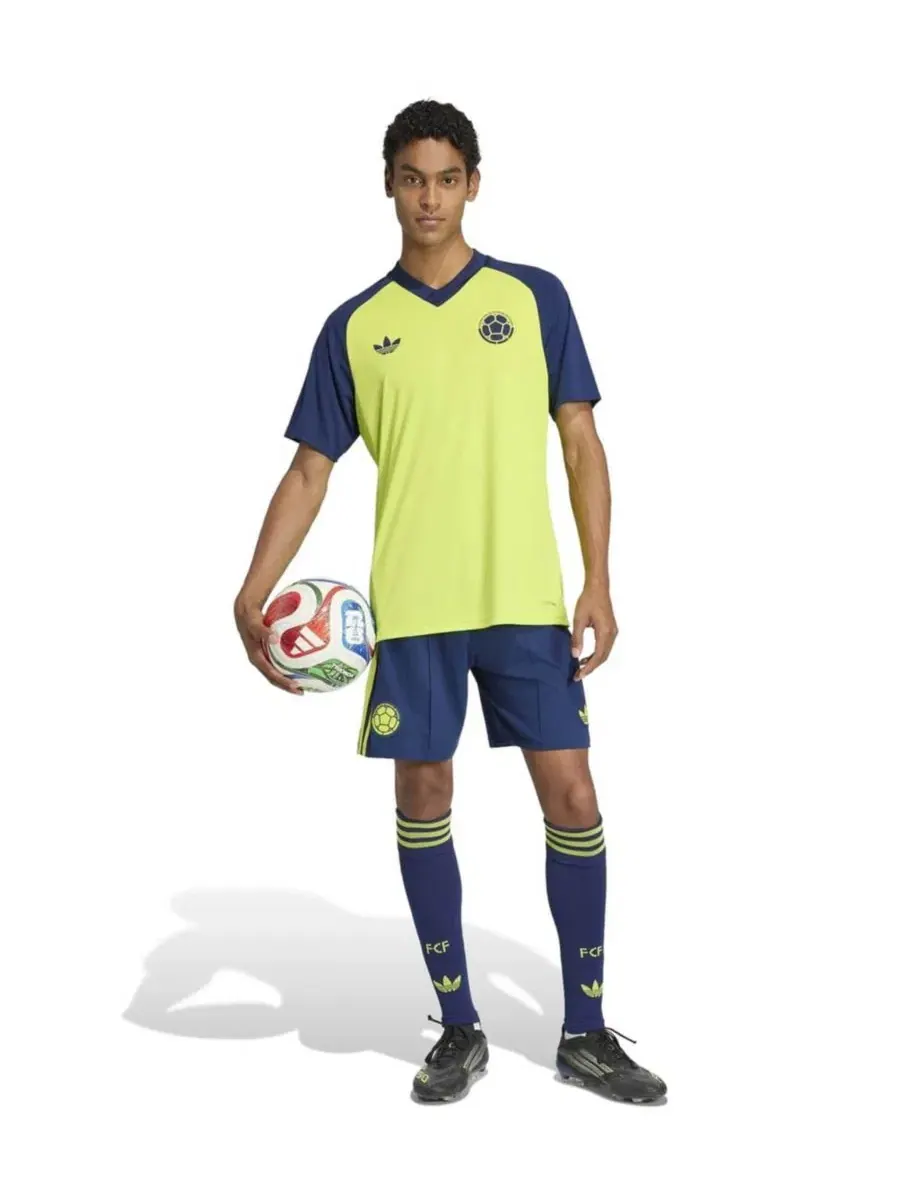 Футболка с длинным рукавом Колумбия 2026 Pre-Match adidas — изображение 4 из 5, желтый