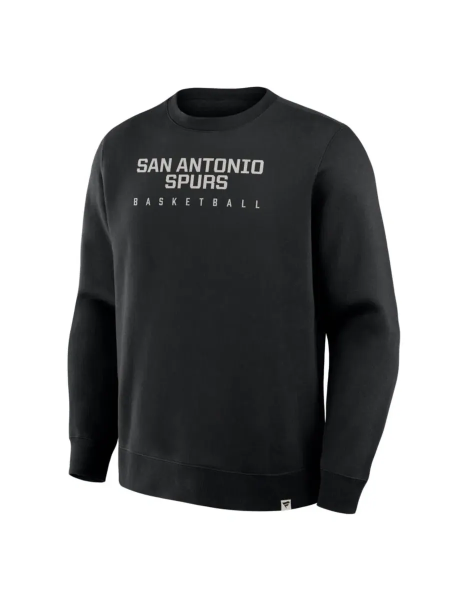 Толстовка с капюшоном San Antonio Spurs Crossover Collection Defensive Rotation Drill Premium — изображение 2 из 5, черный