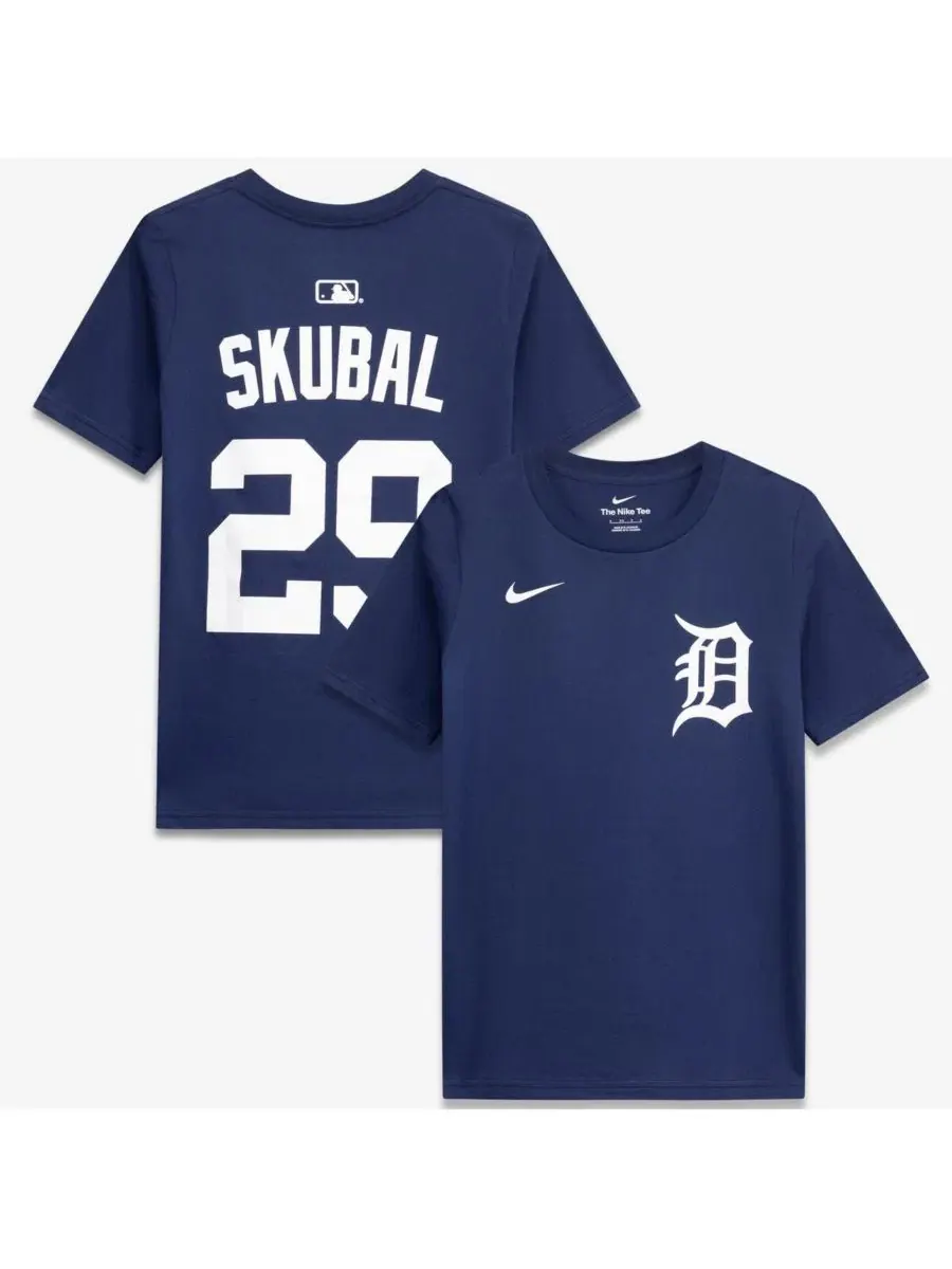 Футболка с именем и номером игрока Tarik Skubal Nike