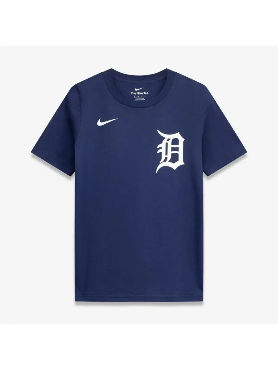 Футболка с именем и номером игрока Tarik Skubal Nike — изображение 2 из 3, темно-синий