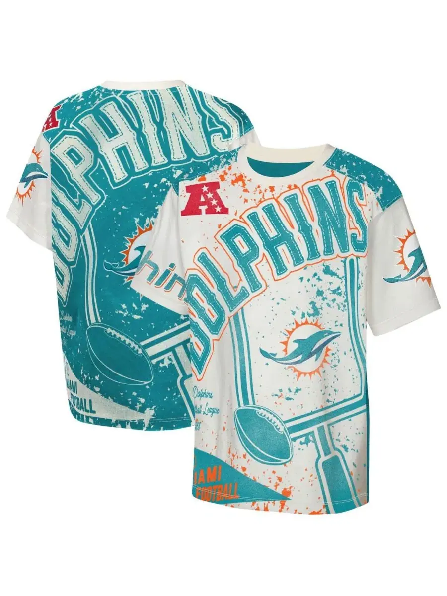 Футболка с длинным рукавом Miami Dolphins Top Player Outerstuff