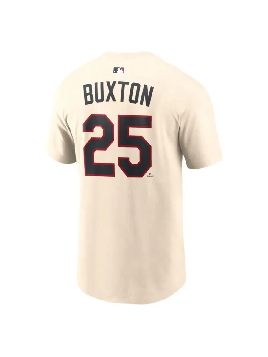 Футболка с коротким рукавом с принтом Byron Buxton 2026 Field of Dreams Nike — изображение 3 из 3, бежевый