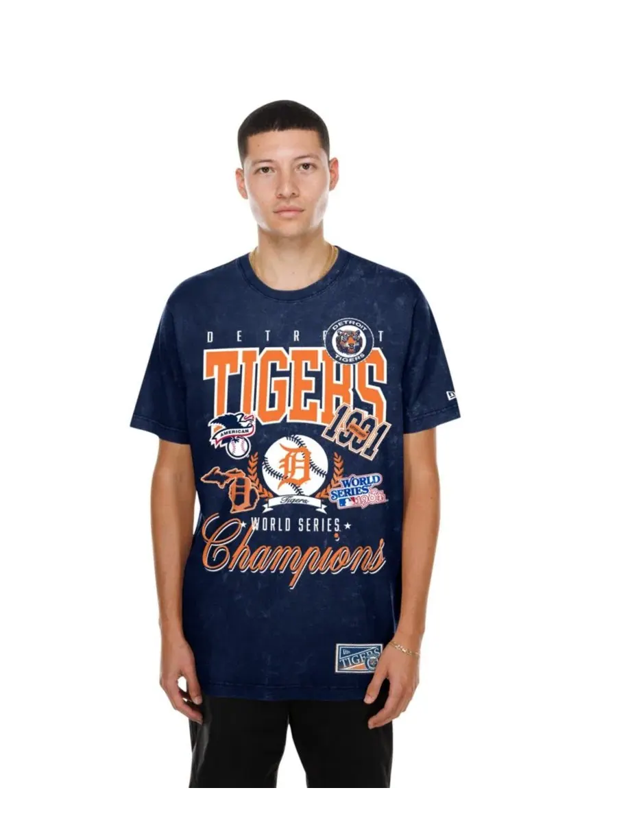 Футболка с принтом Detroit Tigers New Era