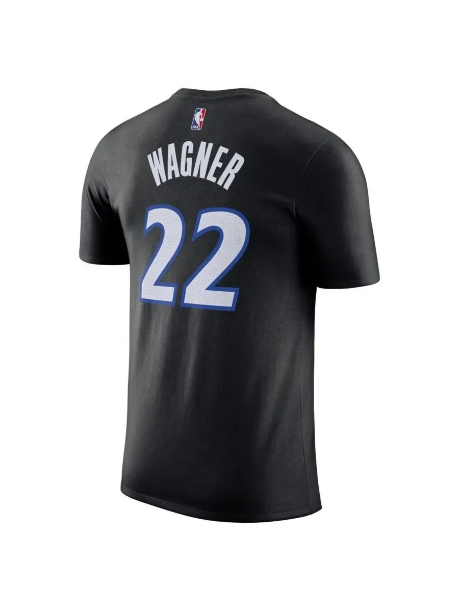 Футболка с длинным рукавом Jordan Franz Wagner Black Orlando Magic Name & Number T-Shirt — изображение 3 из 3, черный