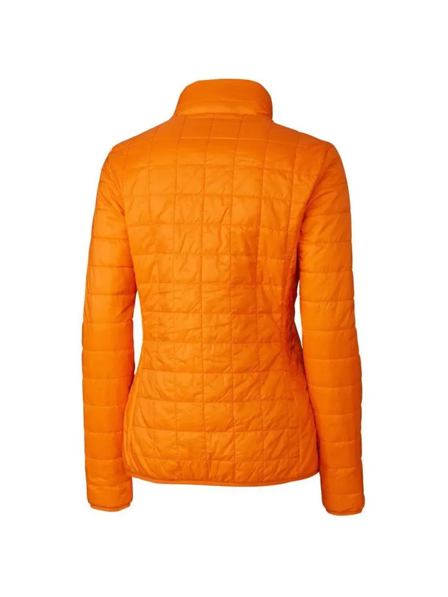 Женская оранжевая пуховая куртка San Francisco Giants Rainier PrimaLoft Eco на молнии Cutter & Buck — изображение 2 из 3