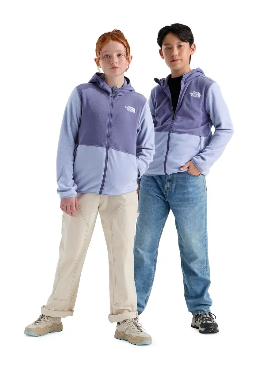 Куртка-худи с капюшоном, на молнии, с принтом The North Face, Grounded Plum Pale Plum — изображение 2 из 5