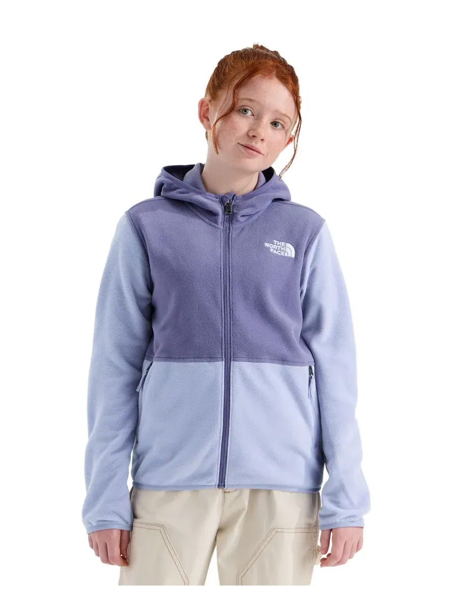 Куртка-худи с капюшоном, на молнии, с принтом The North Face, Grounded Plum Pale Plum — изображение 3 из 5