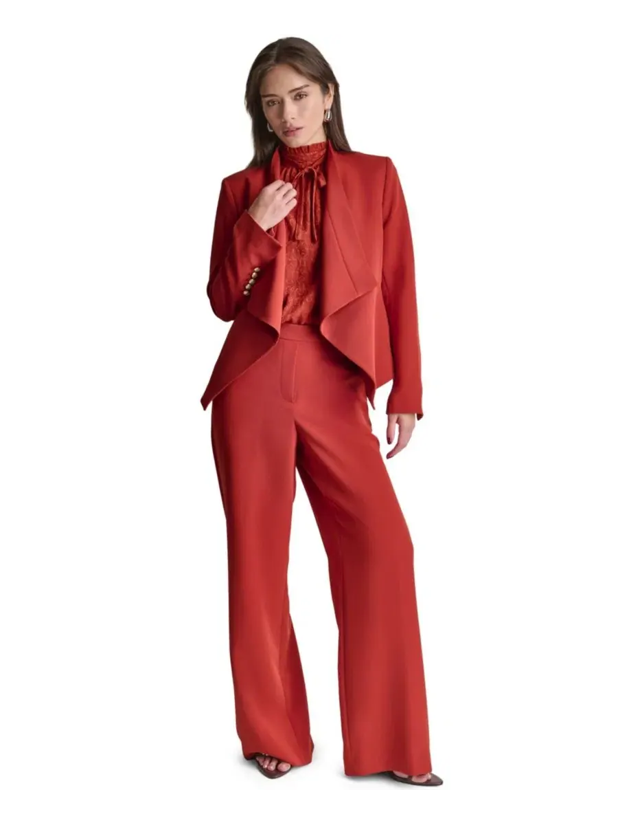 Женский жакет открытый с воротником BCBG, Mesa Rust — изображение 2 из 8