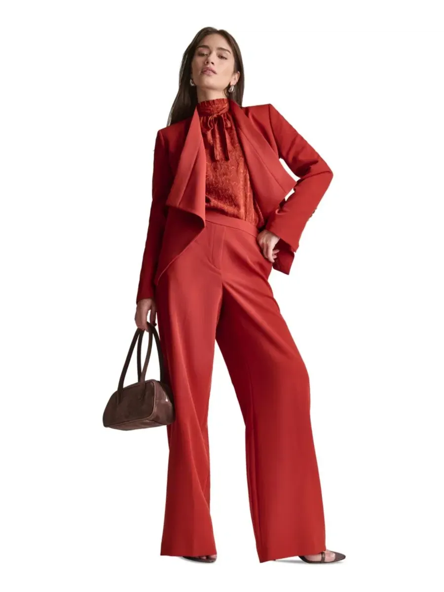 Женский жакет открытый с воротником BCBG, Mesa Rust — изображение 3 из 8