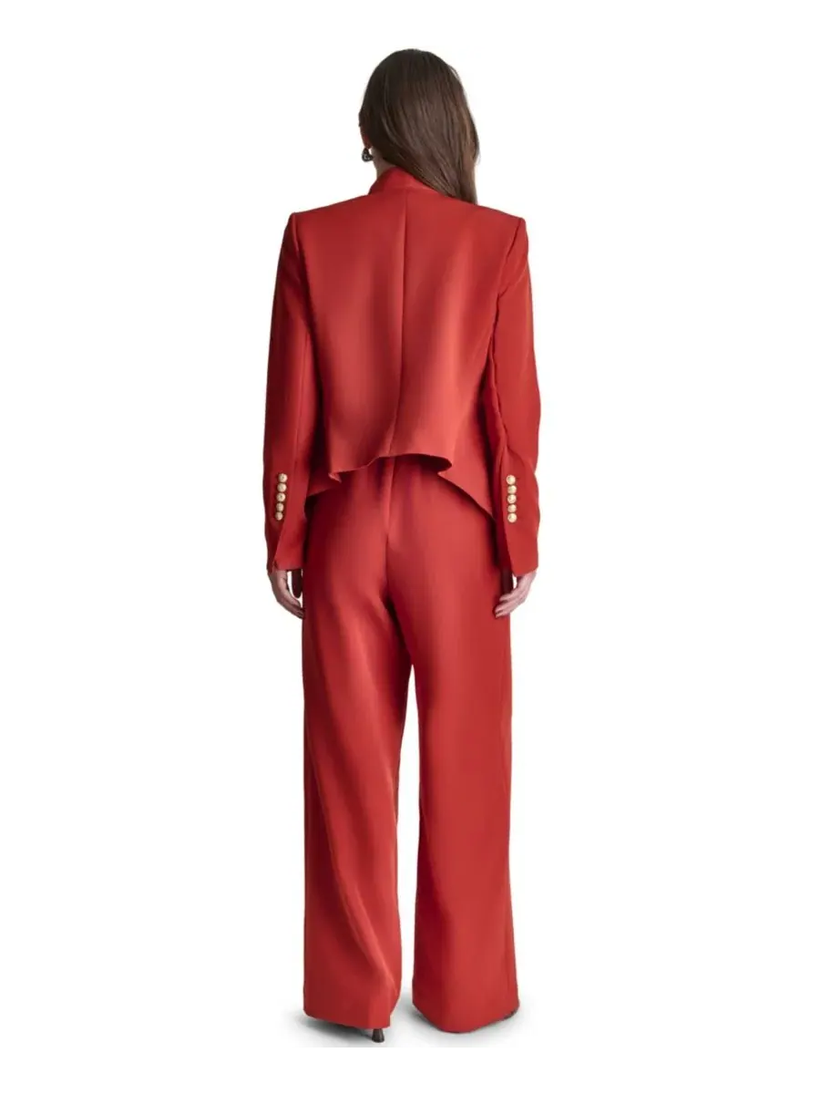 Женский жакет открытый с воротником BCBG, Mesa Rust — изображение 6 из 8
