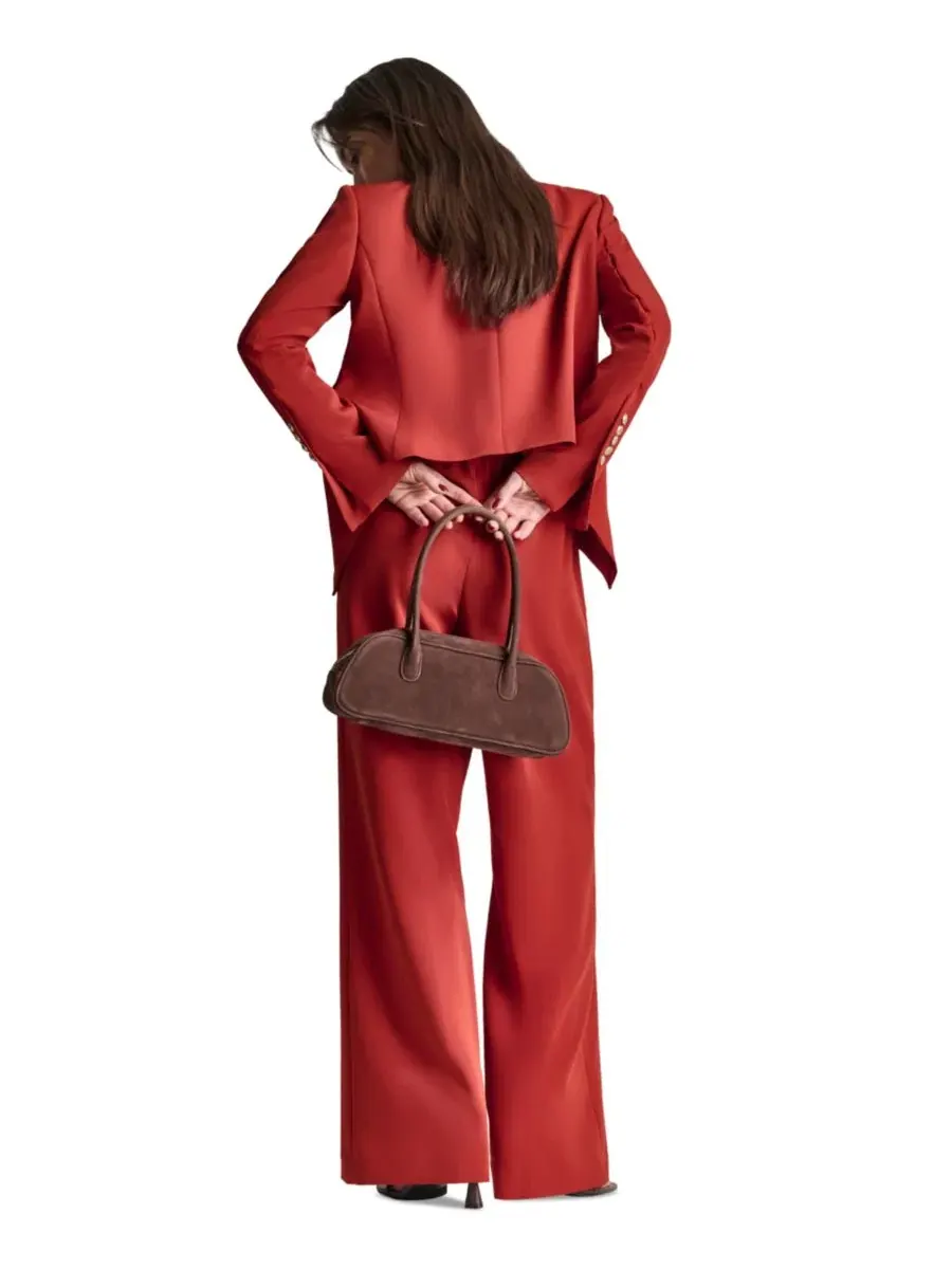 Женский жакет открытый с воротником BCBG, Mesa Rust — изображение 8 из 8