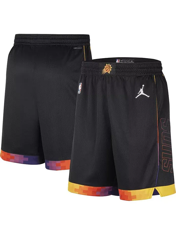 Мужские шорты для игры Phoenix Suns 2022/2023 Statement Edition Swingman Performance, черные Jordan