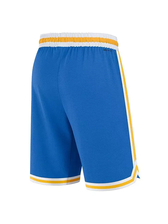 Мужские синие баскетбольные шорты UCLA Bruins Road Replica Performance Jordan — изображение 2 из 3