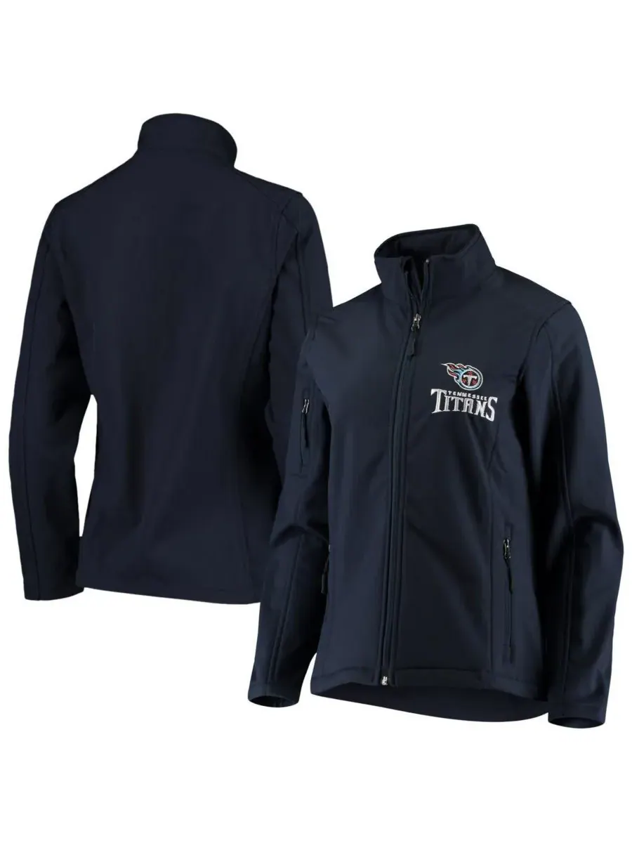 Dunbrooke Женская темно-синяя куртка Sonoma Softshell на молнии с символикой команды Tennessee