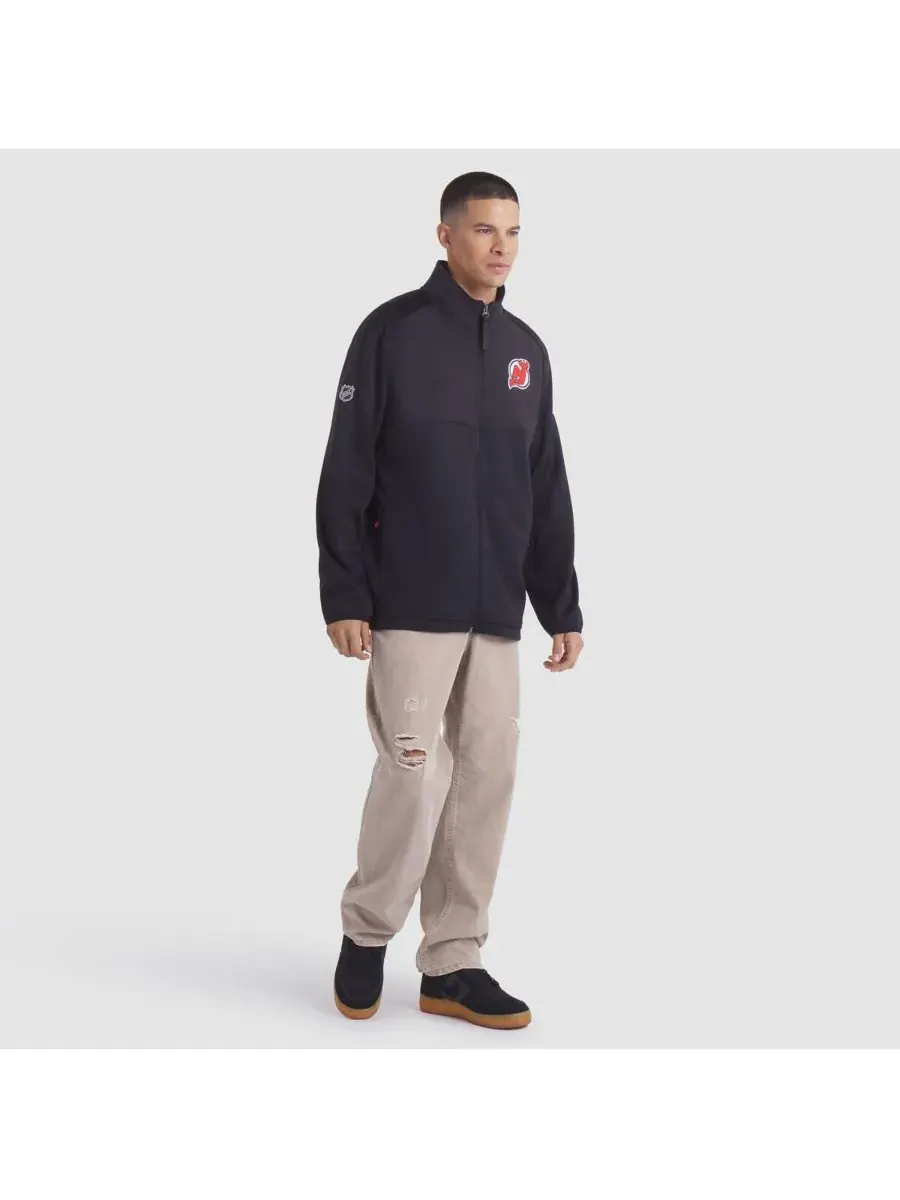 Fanatics Мужская черная куртка на молнии с символикой New Jersey Devils Authentic Pro Rink — изображение 3 из 3, черный