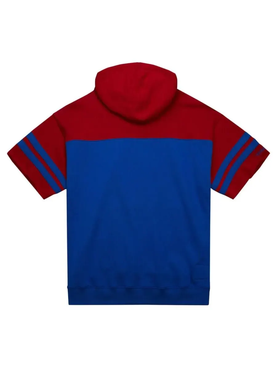 Мужская толстовка с коротким рукавом и винтажным логотипом New York Giants Off Field Mitchell & Ness — изображение 3 из 4