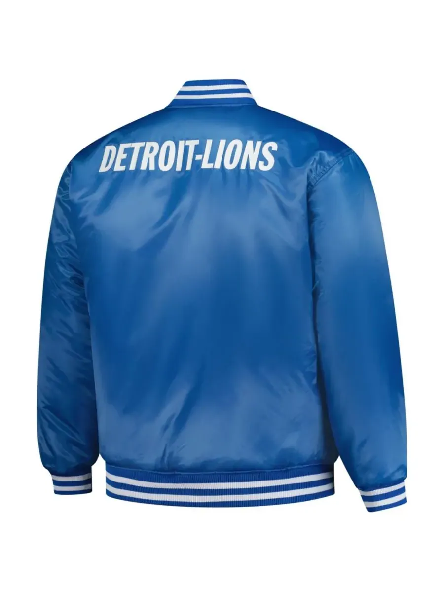 Mitchell & Ness Мужская двусторонняя куртка на молнии сине-серебристого цвета с символикой команды — изображение 5 из 5