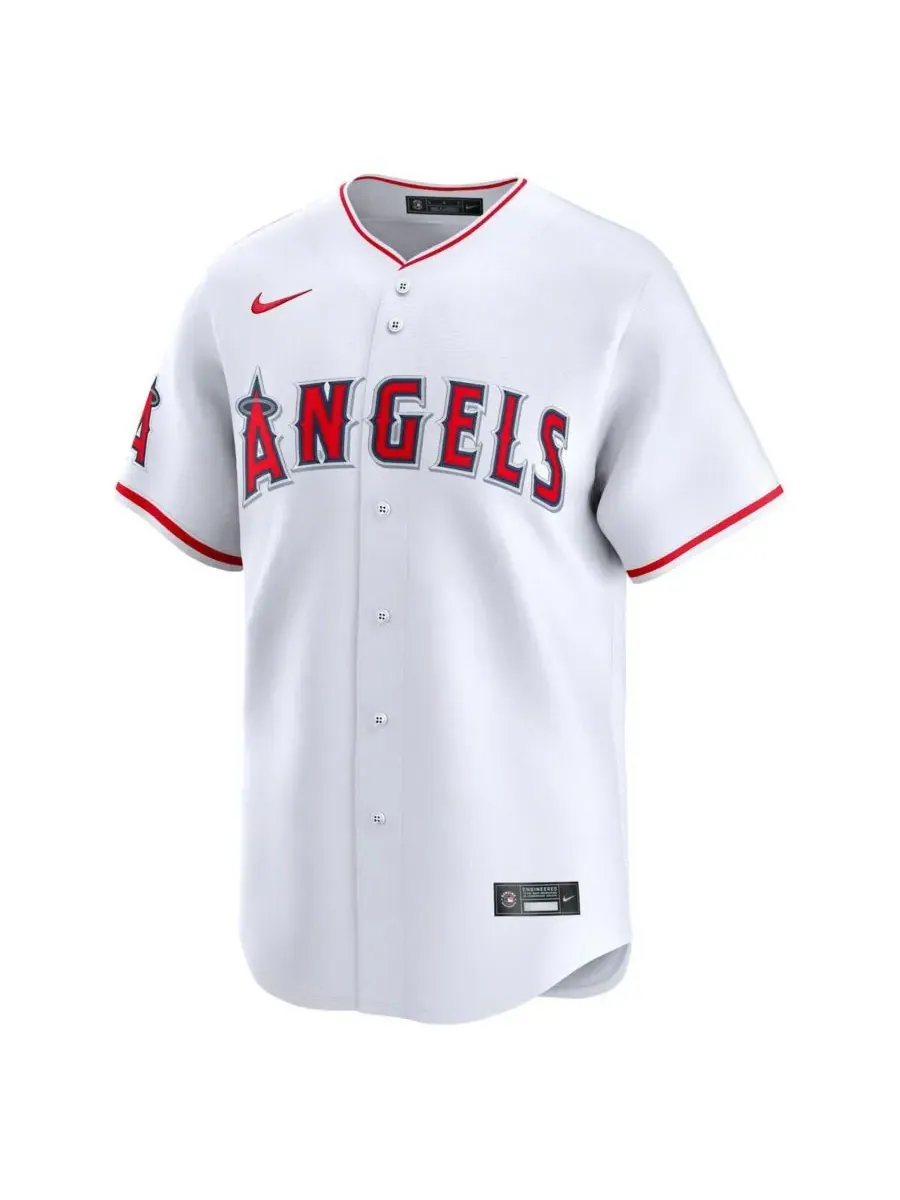 Nike Мужская белая домашняя футболка Los Angeles Angels Limited — изображение 2 из 3, белый