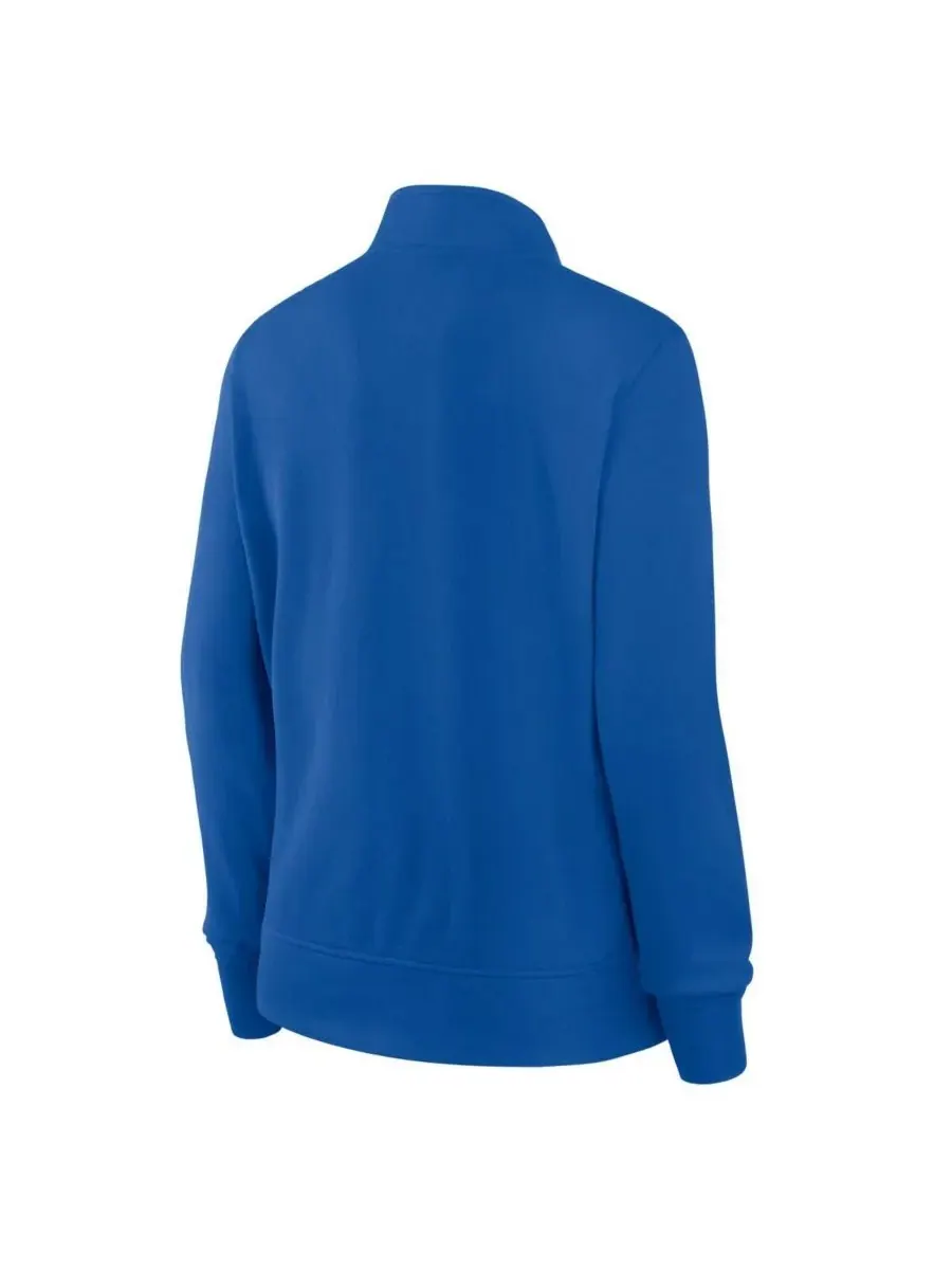 Женская куртка Royal Buffalo Bills Velocity Quarter-Zip Logo Athletic — изображение 3 из 3, королевский