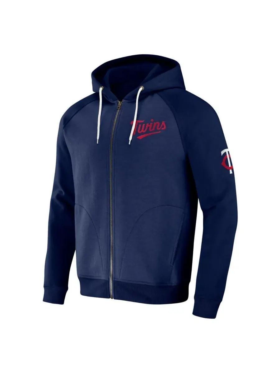 Fanatics Мужская толстовка с капюшоном на молнии Darius Rucker Collection by Navy Minnesota Twins с — изображение 3 из 3