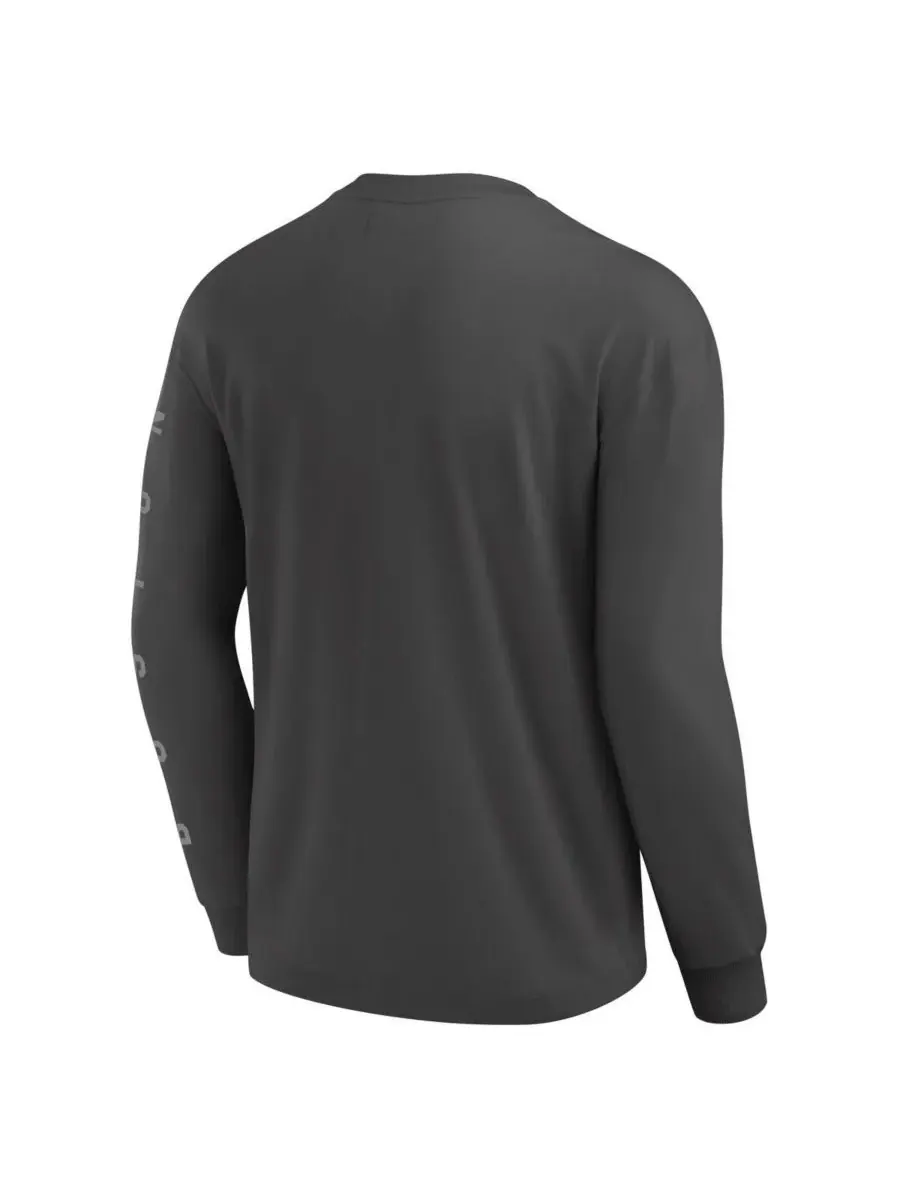 Fanatics Мужская серая футболка с длинным рукавом Boston Celtics Elements Future Ground Tonal Info — изображение 3 из 3
