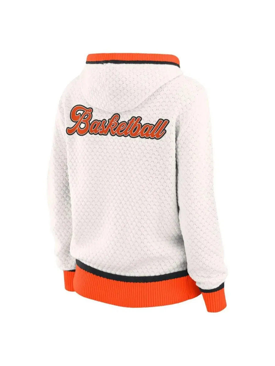 WEAR by Erin Andrews Женская кремовая толстовка с капюшоном WNBA — изображение 2 из 3, бежевый