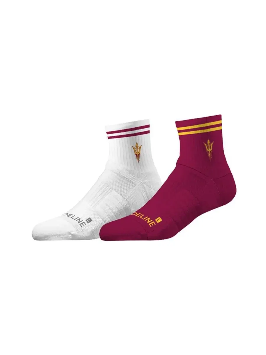 Комплект носков с принтом Arizona State Sun Devils Strideline, 2 пары