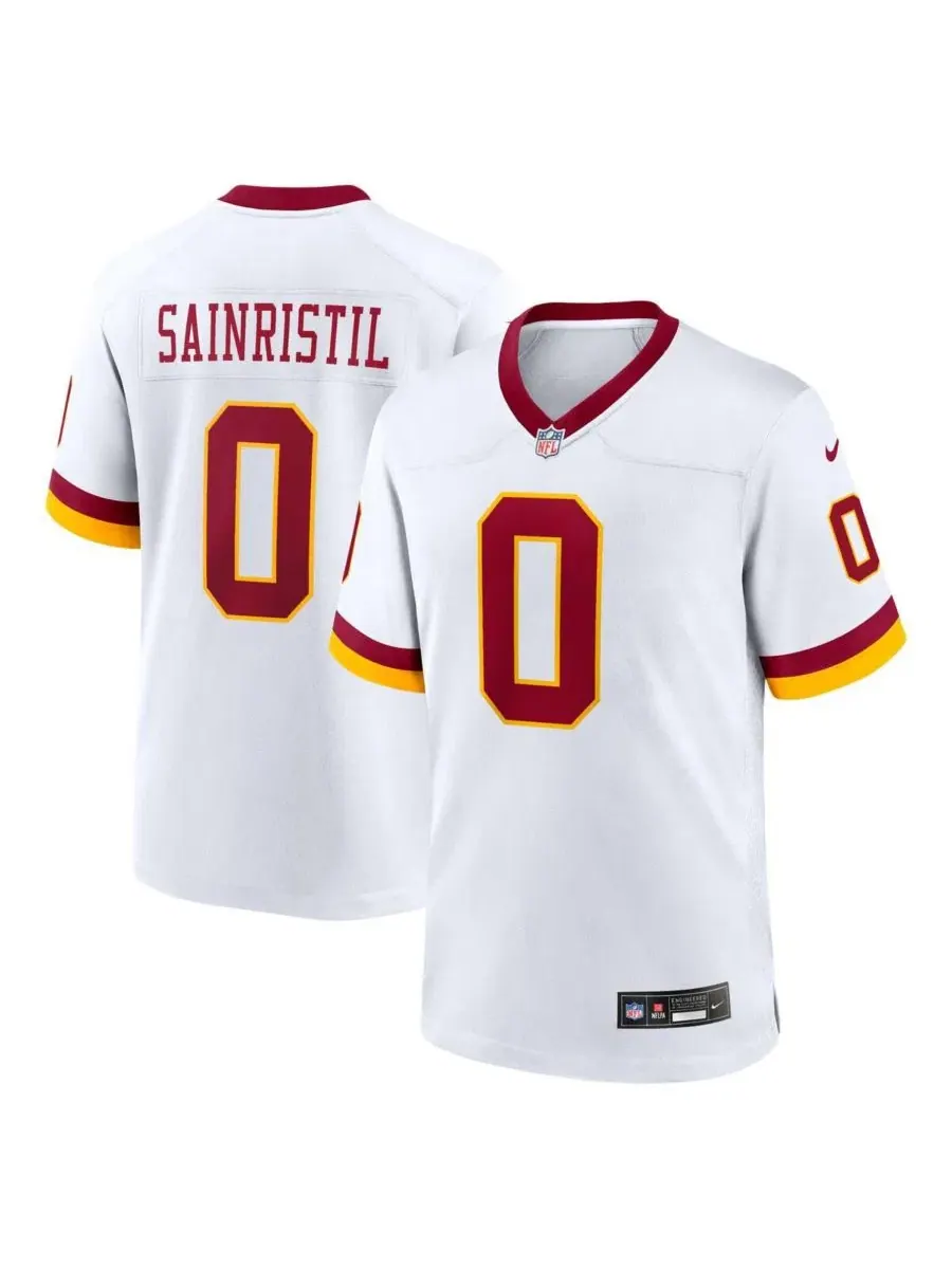 Мужская футболка Nike с принтом, модель Mike Sainristil Game Super Bowl Era, Washington Commanders