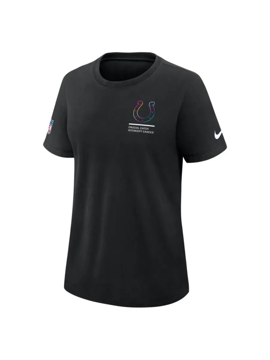 Футболка с принтом Indianapolis Colts 2025 NFL Crucial Catch Tri-Blend Dri-FIT Nike — изображение 5 из 5, черный