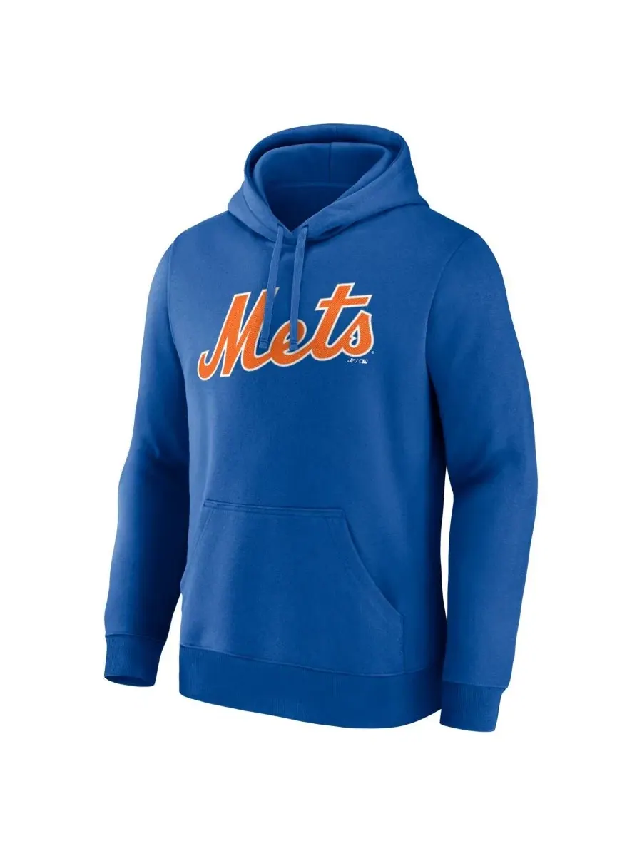 Худи с принтом New York Mets Wordmark Logo Athletic — изображение 2 из 3, королевский