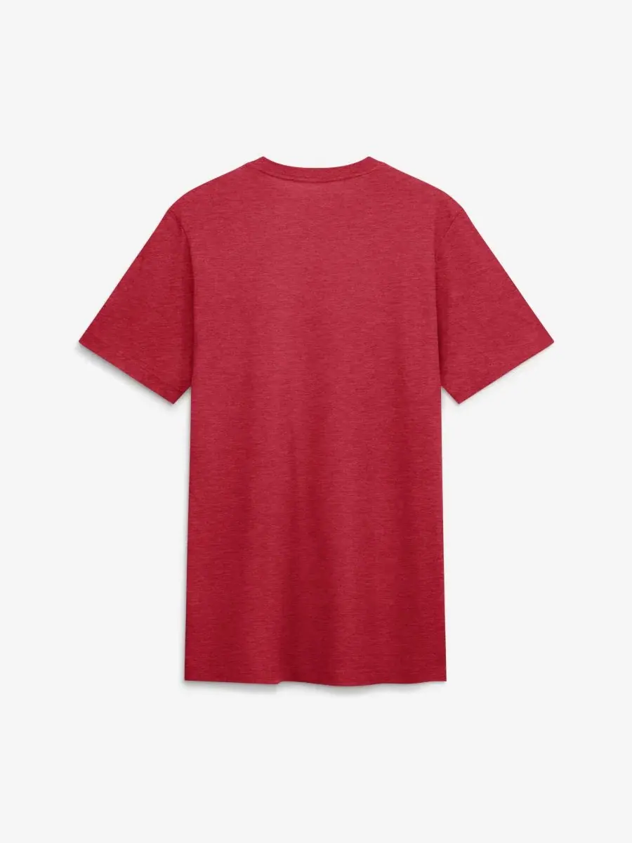 Футболка с длинным рукавом Cooperstown Logo Tri-Blend Nike — изображение 3 из 4, красный