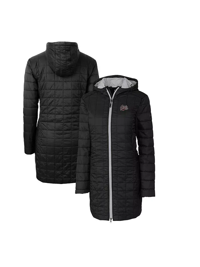 Женское черное пальто Montana Grizzlies Rainier PrimaLoft Eco с капюшоном Cutter & Buck