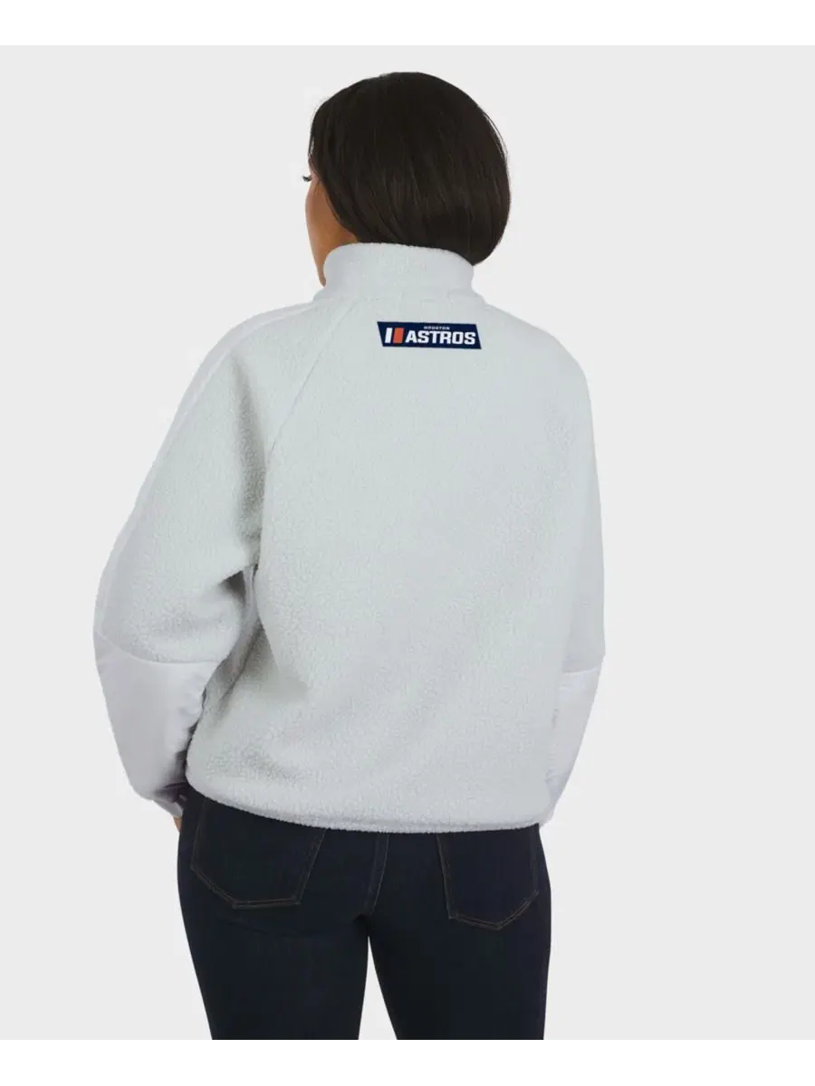 Женская куртка Polar Fleece Quarter-Zip WEAR by Erin Andrews — изображение 5 из 5, серый